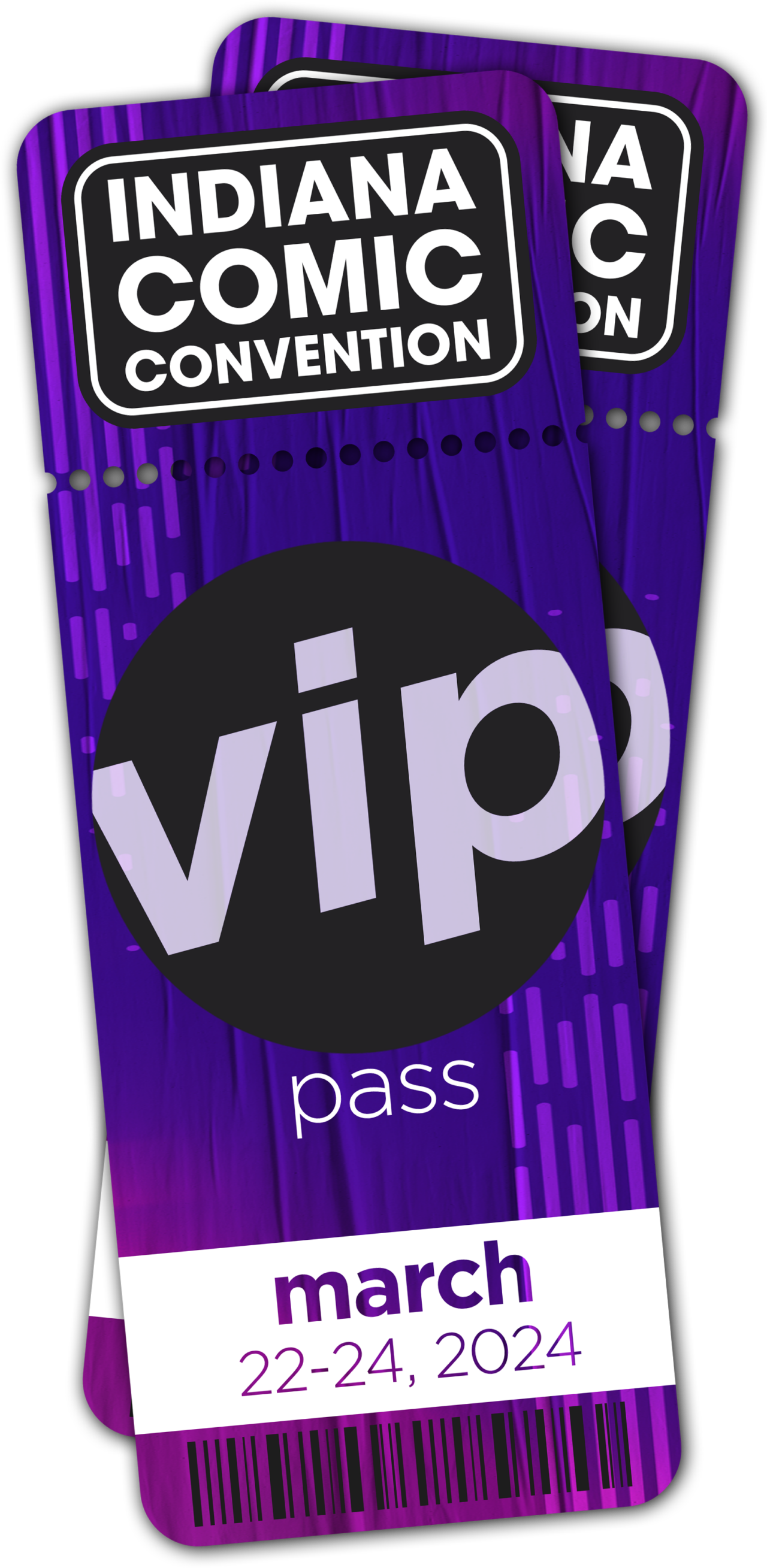 VIP Pass Indiana Comic Convention